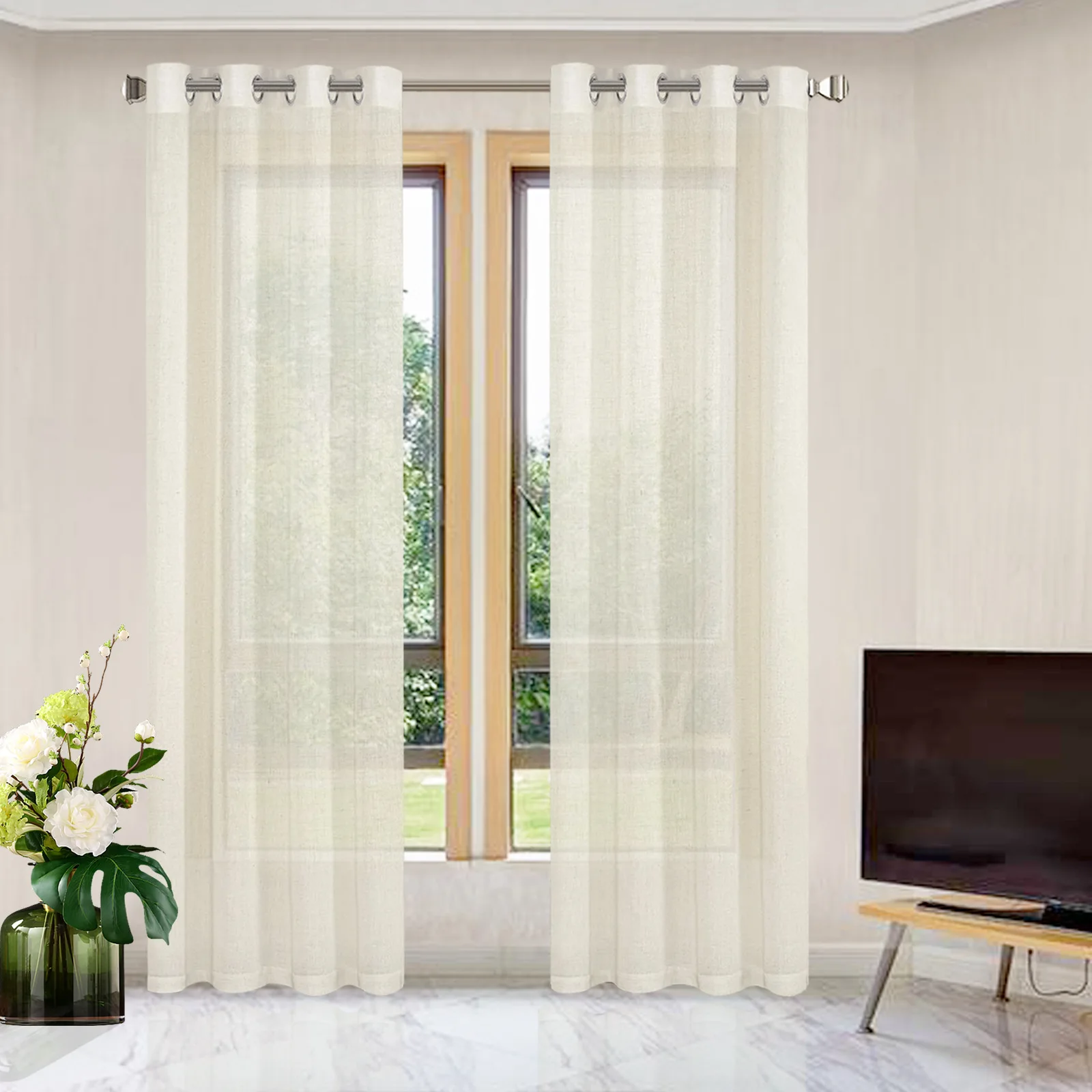 

UI577-Modern hot selling solid color finished curtains