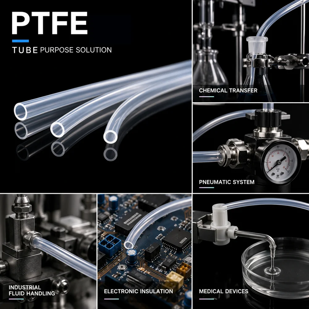 1/2/3/5/10M Transparent Food Grade PTFE Tube ID 0.8-12mm Compression Resistant Crack Resistant Non-Toxic Odorless Bending - view 6