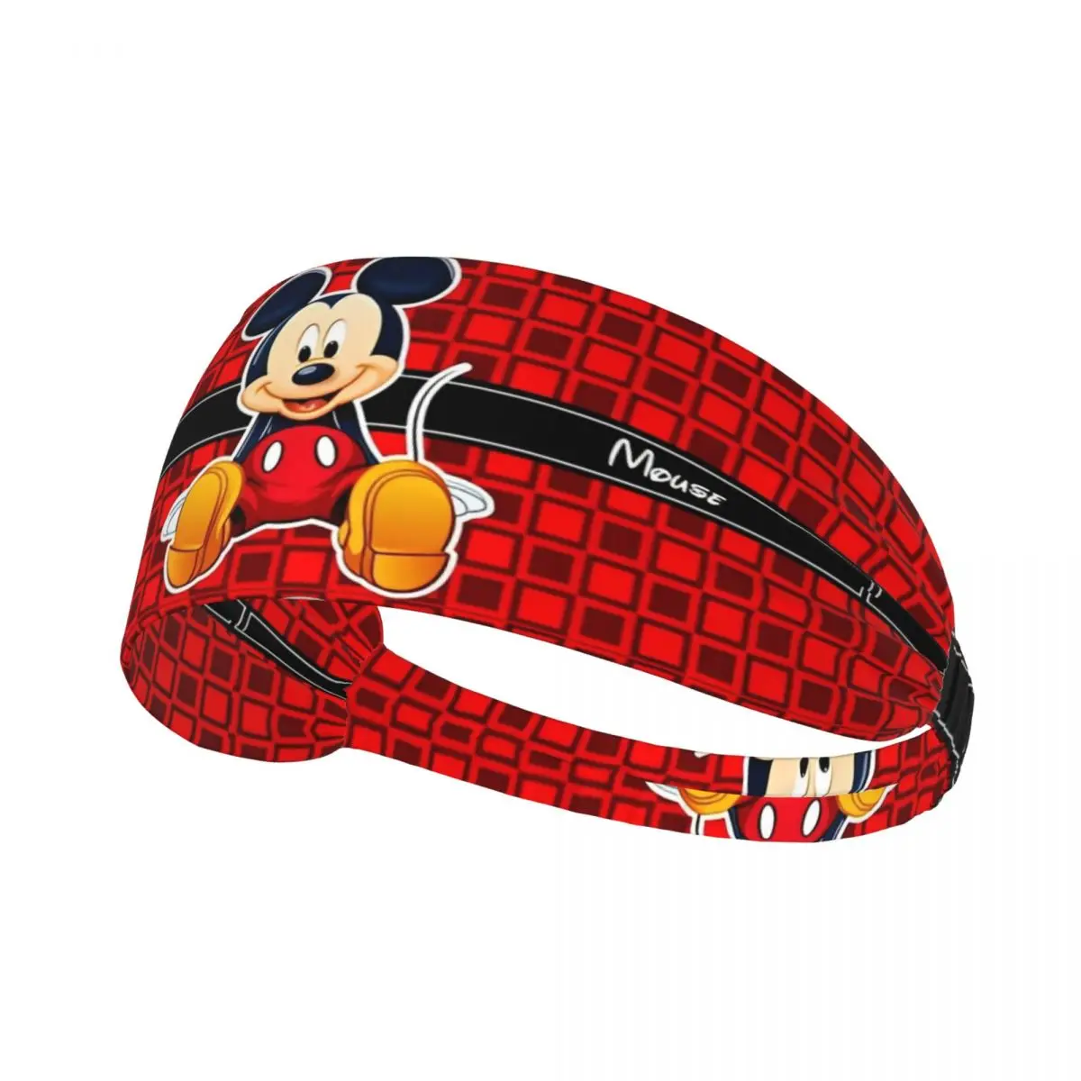 

Disney Микки Маус Минни для женщин и мужчин спортивные повязки на голову летняя повязка для волос влагоотводящая повязка на голову для бега