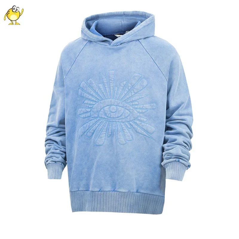 2024fw Good Quality House Of Errors Hoodies 100% Cotton Washed Do Old Loose Sweatshirts Men Woman Hooded Pullovers