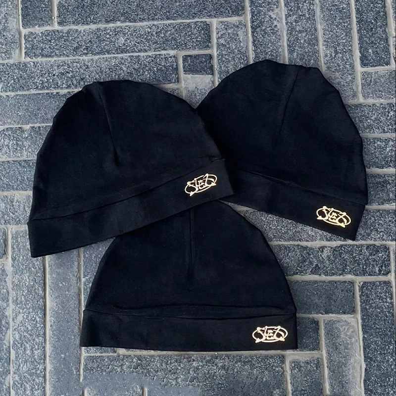 الرجعية الهيب هوب البلوز قبعة العصرية عادية الرجال والنساء طبقة مزدوجة مطرزة إلكتروني قبعة المألوف الشارع الشهير #1