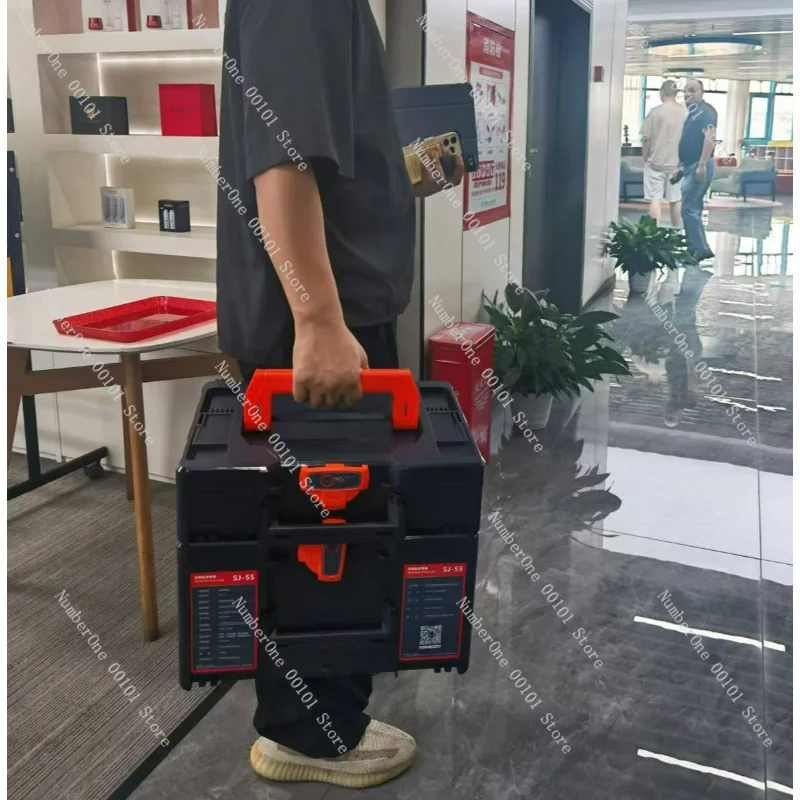 SJ‑55 Brushless Dust‑Free Plunge Saw, Track‑Compatible Circular Saw, Gypsum Drywall Wood Cutter, Guide Rail Not Included