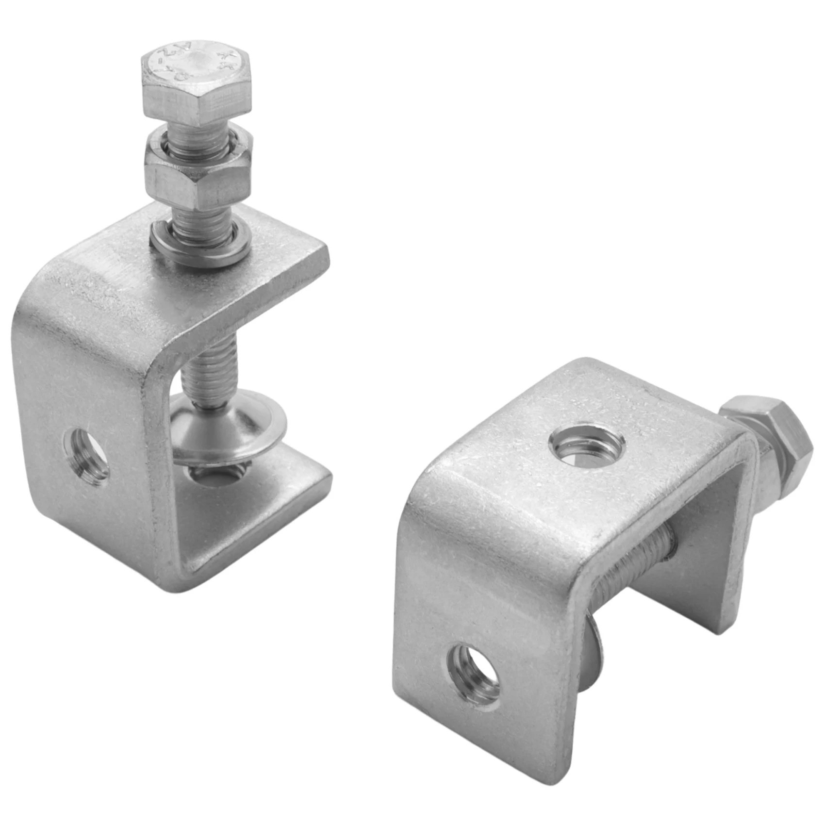 

AB35-12Pcs C Clamps,U Clamps For Metal Working, Small Desk Clamp With Stable Wide Jaw Opening & Protective Pads/I- Design