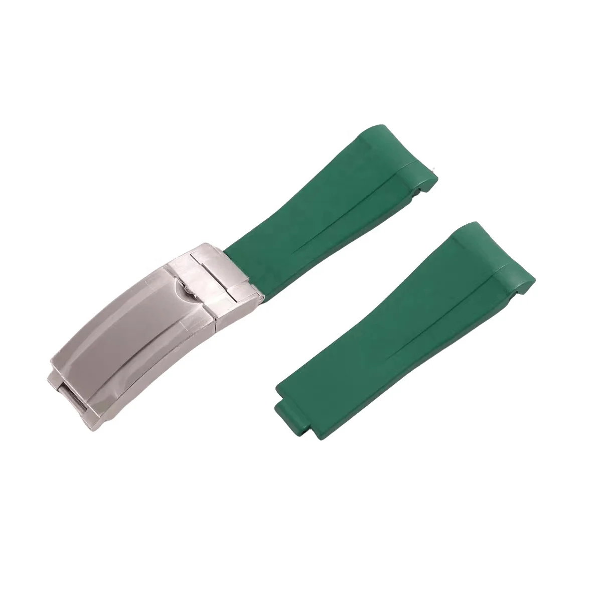 AAA 20mm Soft Fluoro Rubber Watch Band for RLX Strap for 116610 SUB GMT Day-tona Bracelet