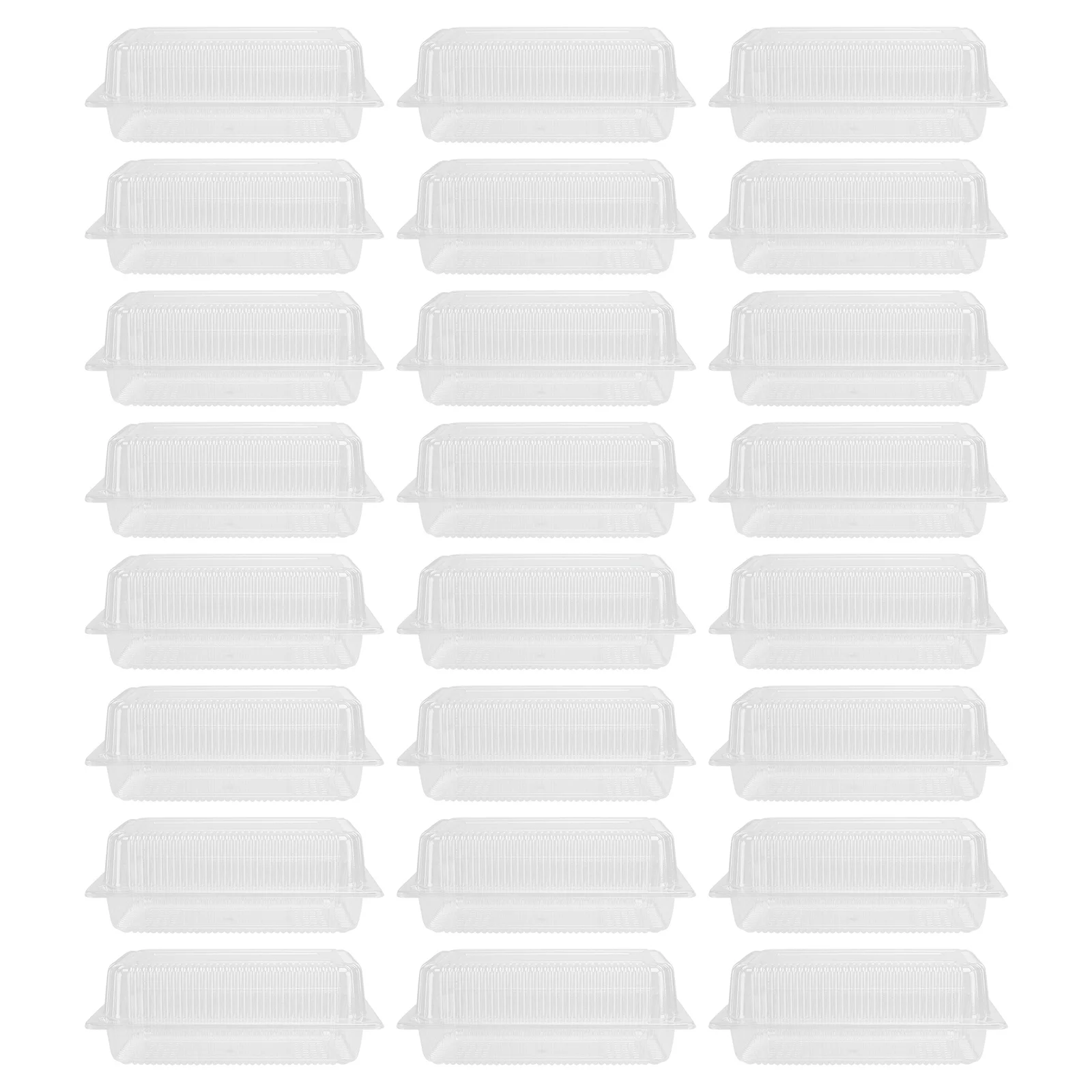 

25 шт. Прозрачные контейнеры для упаковки пищевых продуктов: коробки для выпечки, кондитерских изделий, десертов, для домашнего и профессионального использования
