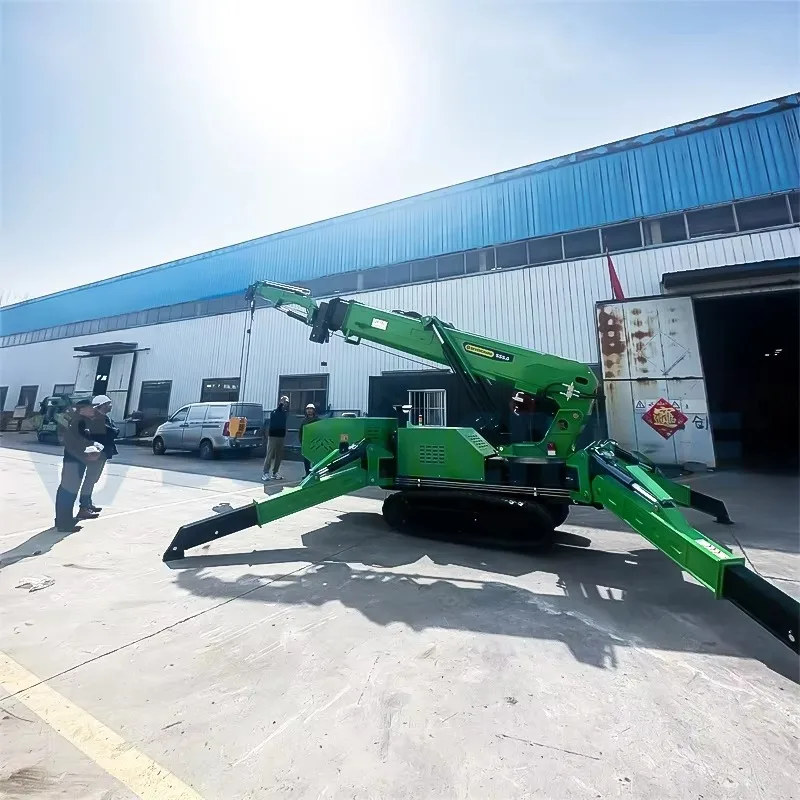 Spider Crane Mini Compact Hydraulic Crane Electric Remote Control Construction Equipment Machine