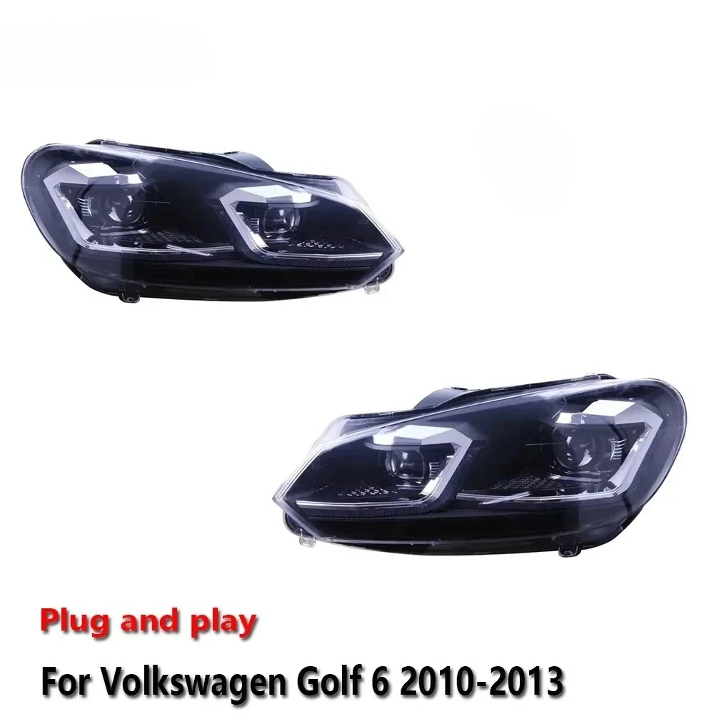 

Светодиодные аксессуары для модернизации фар для VW Golf 6 2010-2013: ДХО, стоп-сигнал, указатель поворота, подключение Plug and Play