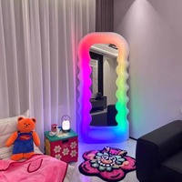BedRoom Floor Decorative Mirrors Standing Cute Color Changing Decorative Mirrors Living Room Espejos Decorativos Furniture