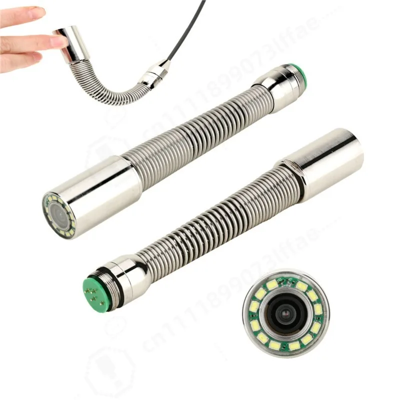 9 Inch Screen Pipe Inspection Endoscope 2MP Waterproof Sewer Camera Meter Counter Video Record Plumbing Drain Detection Tool
