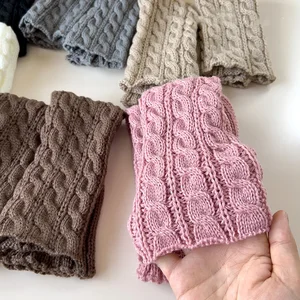 Lange Kinder mit langen Beinheizungen, Logic Mesh Socken, heißer Fußabdeckung für Babys Mädchen, schöne Süßigkeitensocken, Herbst, Winter 10 Hauptverkaufsmädchen offene Beine - №7