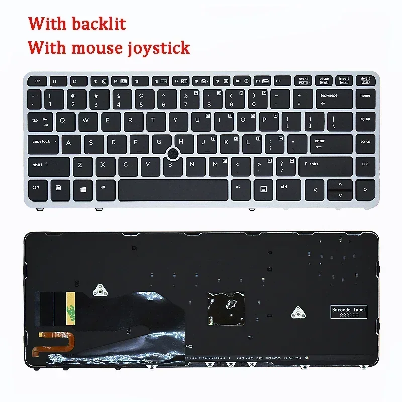 New laptop keyboard compatible for HP EliteBook 840 850 740 750 745 G1 G2 ZBook 14 15U G2