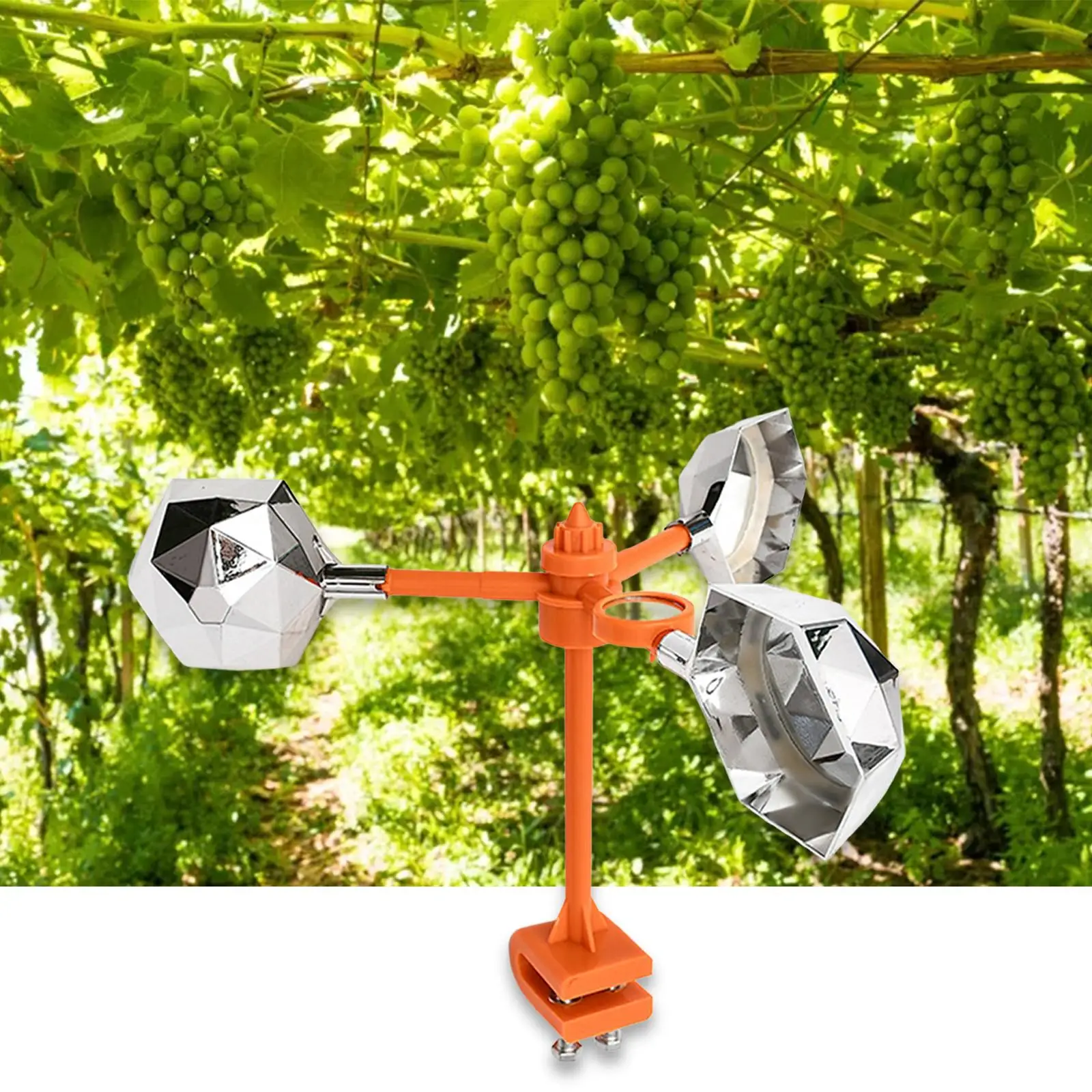 

Bird Reflective Scarer 360 Degree Rotary Drive Away Bird Garden Protection Bird Scare Wind for Fields Lawn Home Orchards