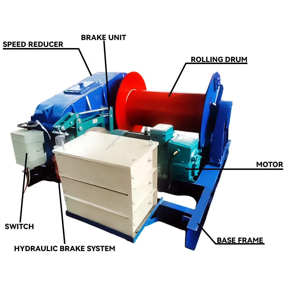 

Good Price Electric Winches For 4X4 Boat Anchor Winch 12V 48 Volt Marine Grade Hydraulic Winch Factory Sale Winding Engine