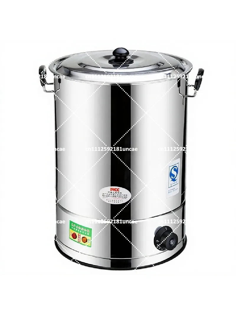 Commercial Steel Electric Water Bucket Large Capacity Automatic Heating Thermal Soup Pot for Herbal Tea