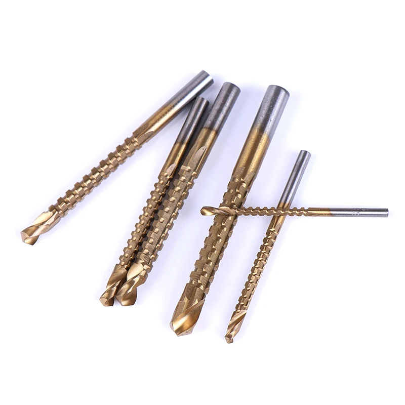 6Pcs hss countersink drill bit titanium coated hss saw drilling power tools high quality