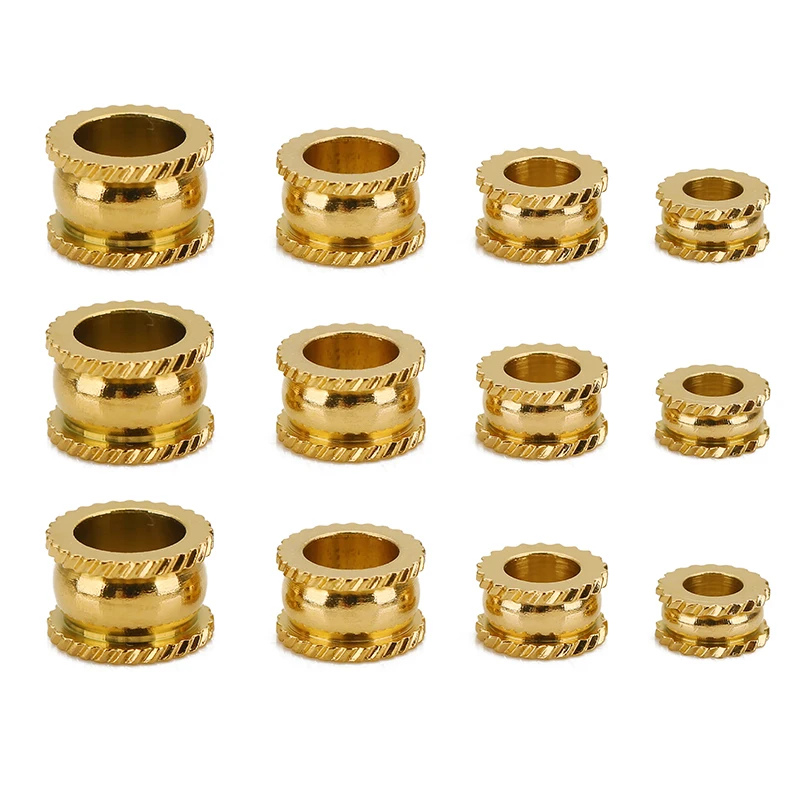 20pcs 6/7/8/9mm Stainless Steel PVD Plated Gold Charm Big Hole loose Spacer Bead for DIY Bracelet Leather Jewelry Making Finding