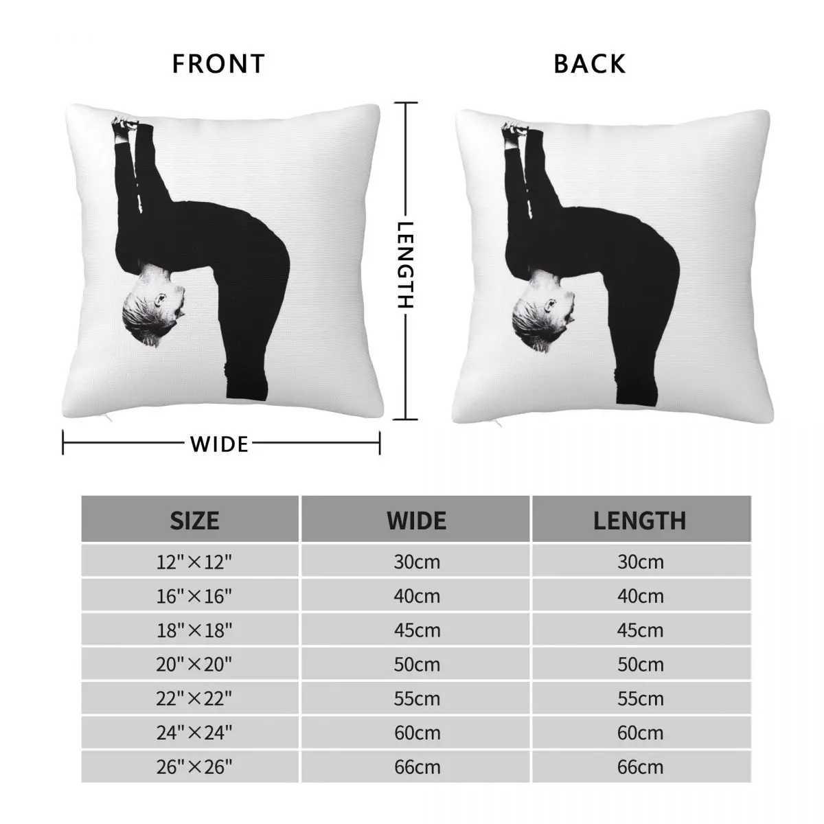 Peter Murphy Square Pillowcase Polyester Linen Velvet Creative Zip Decorative Throw Pillow Case Sofa Cushion Cover 18
