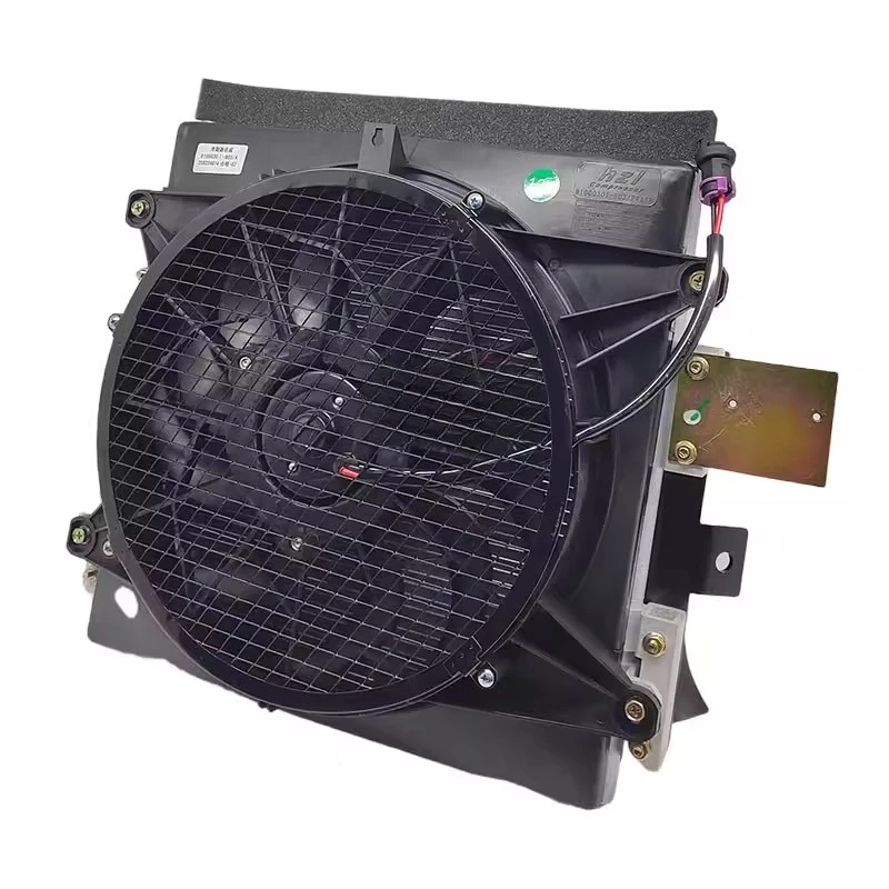 Applicable toIsuzu Qingling 100P 600P air conditioner radiator assembly, electronic fan condenser drying bottle original factory