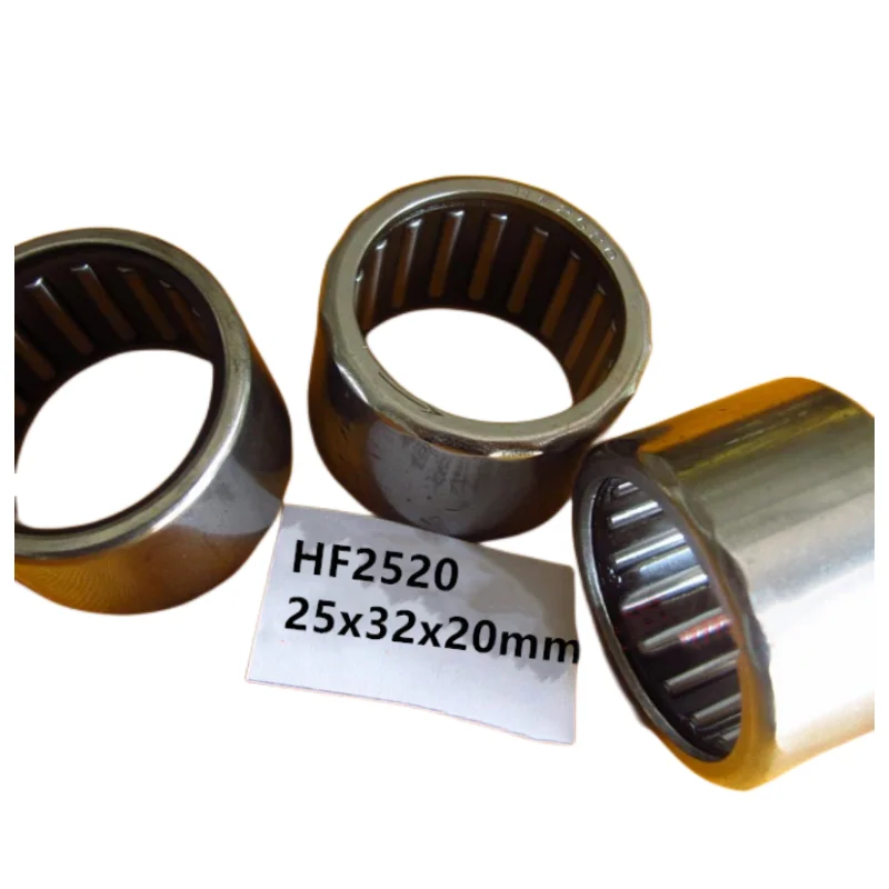 HF2520 one way needle roller bearings 25x32x20 mm Drawn cup needle clutch bearing 25*32*20mm