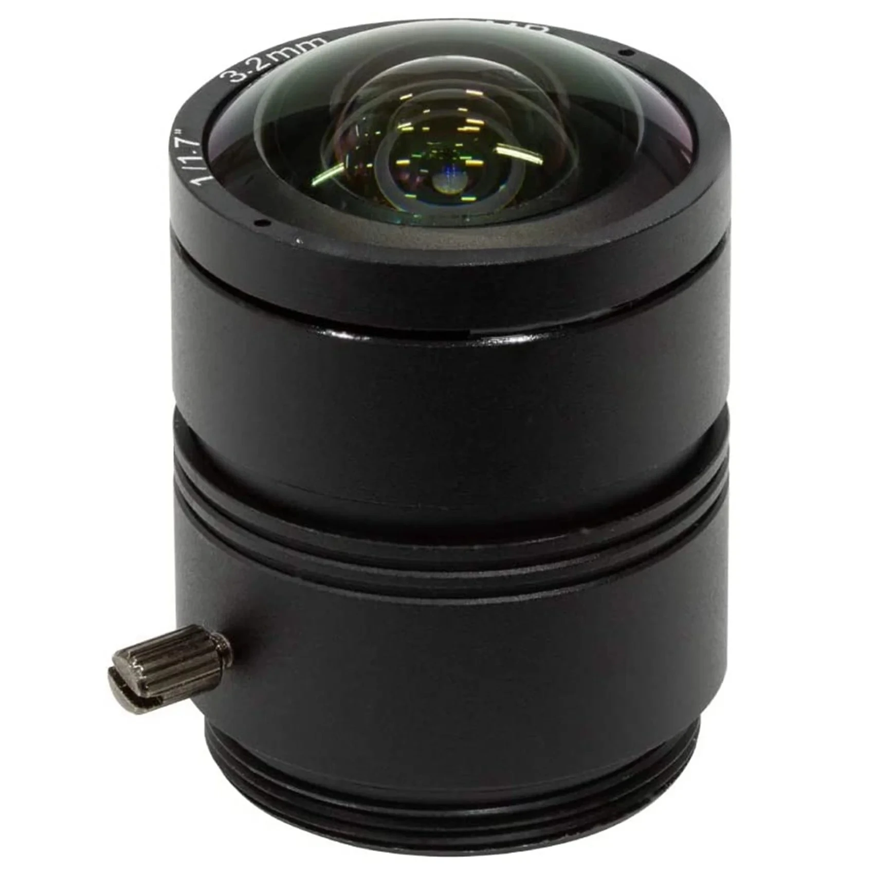 A23G 120 Degree Ultra Wide Angle CS Lens for Raspberry Pi HQ Camera, 3.2mm Focal Length with Manual Focus