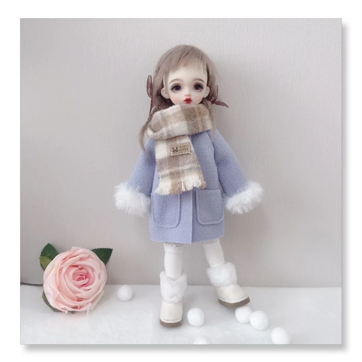 جديد 1/6 ملابس دمى دعوى ل 30 سنتيمتر Bjd دمية فتاة اللعب معطف مجموعة اللعب منزل فستان ملابس جميلة إكسسوارات دمي ، لا دمية #1