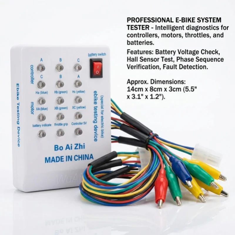 Brushless Motor Tester for Electro Car E-Bike Scooter - Controller Tester Tool
