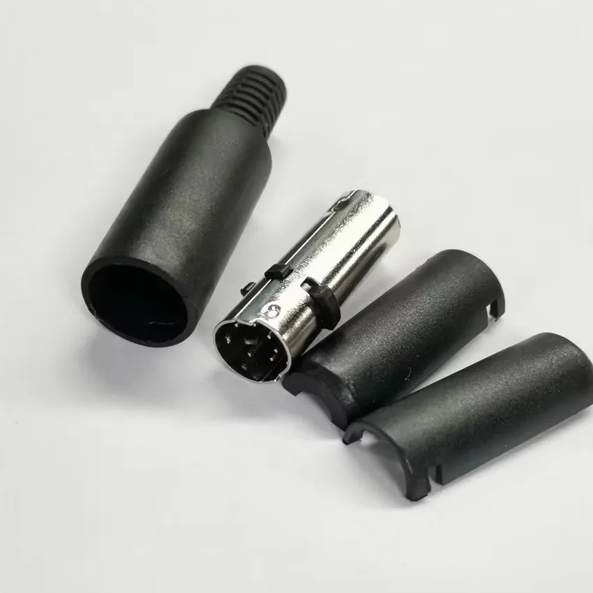 10PCS/Lot MINI PS2 MD 6Pin 6P S Terminal Male Jack/Plug Connector PS2-6P For Mouse Keyboard