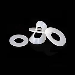 High Temperature Resistant Soft Silicone Circular Washer Waterproof Leak Proof Shock-Absorbing Sealing Gasket M3M4M5M6M12M16M20