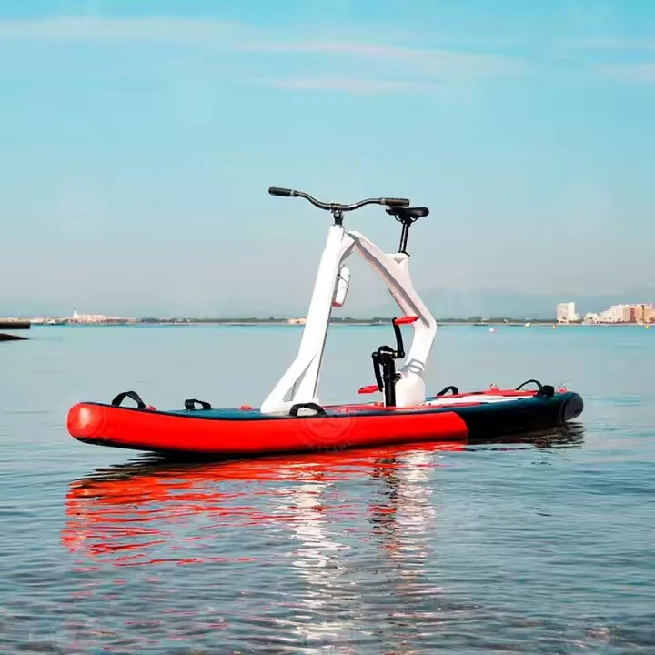

Eco-Friendly Water Bike for Eco-conscious Water Sports Energy Saving Design Green Recreation on Lake or Sea