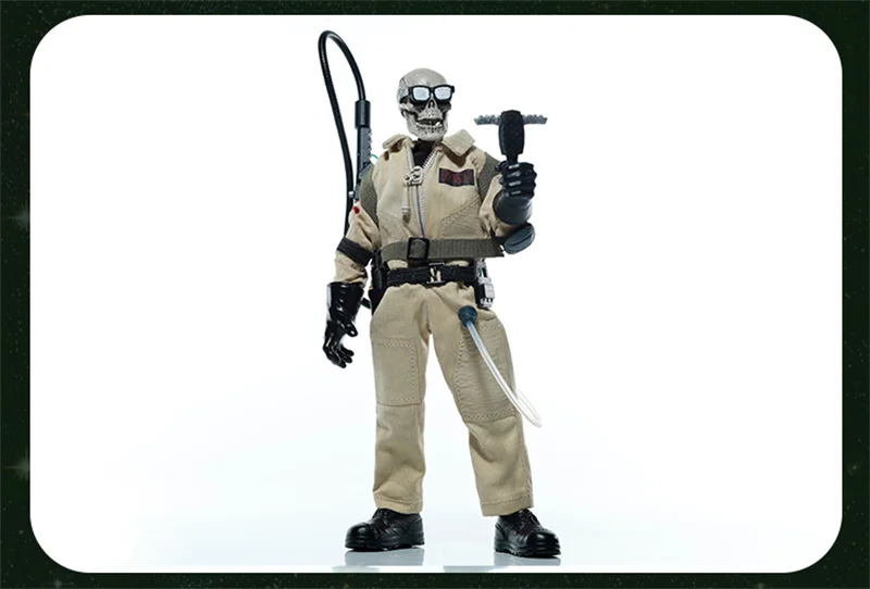【الملابس فقط】مقياس 1/12 أربعة فرسان الأسطورية الفيلق الهيكل العظمي Ghostbusters القماش معركة البدلة ل 6 "عمل نموذج الجسم الشكل