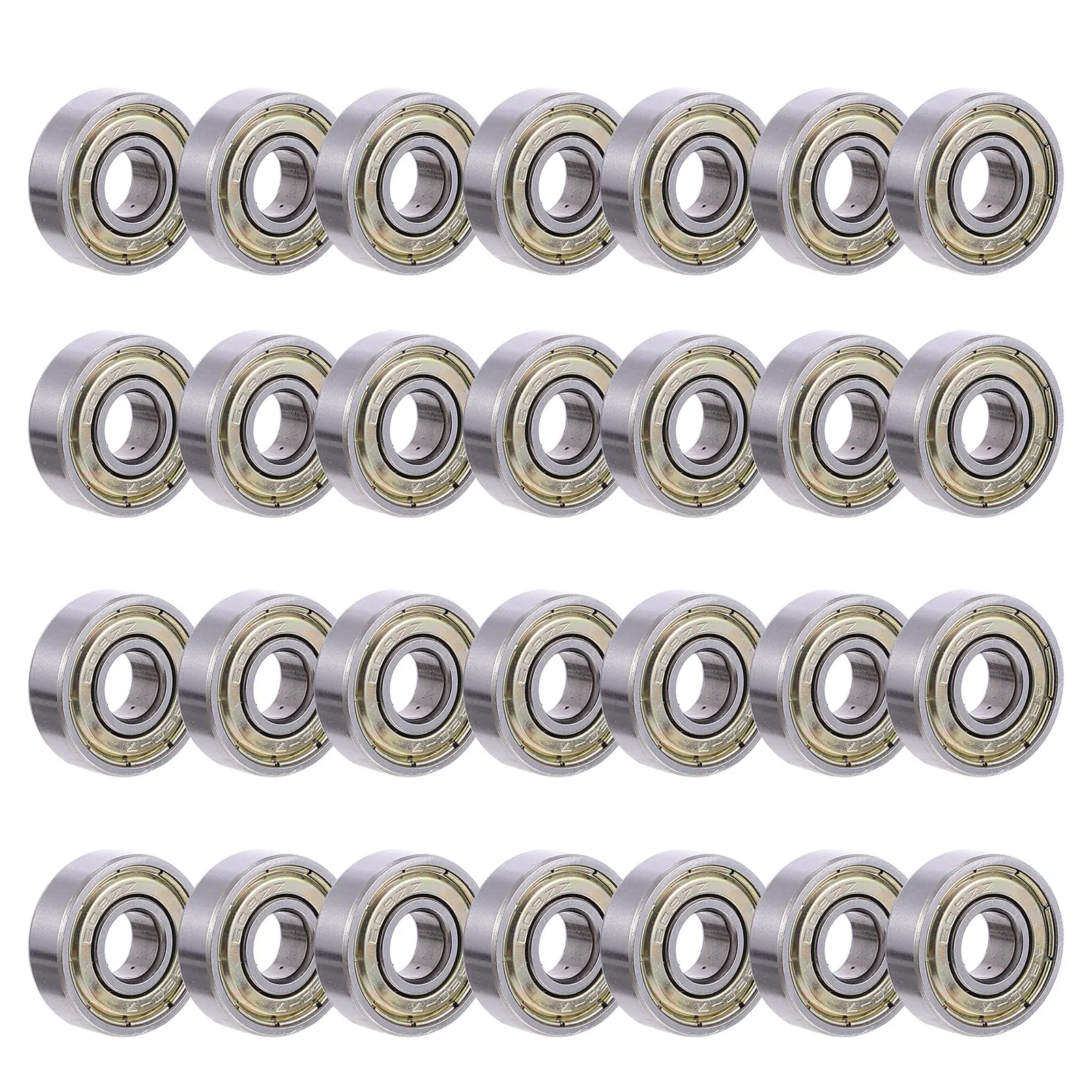 

32pcs Scooter Bearings Stainless Steel Deep Groove Ball Sliding Skateboard Inline Skates Roller Replacement Durable Long Use