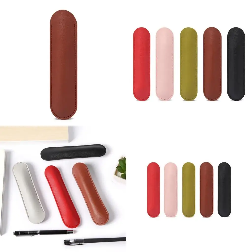 Кожаный-карман-для-ручки-в-стиле-ретро-​​портативный-держатель-для-ручки-в-стиле-ретро-​​отличный-подарок-для-учителей