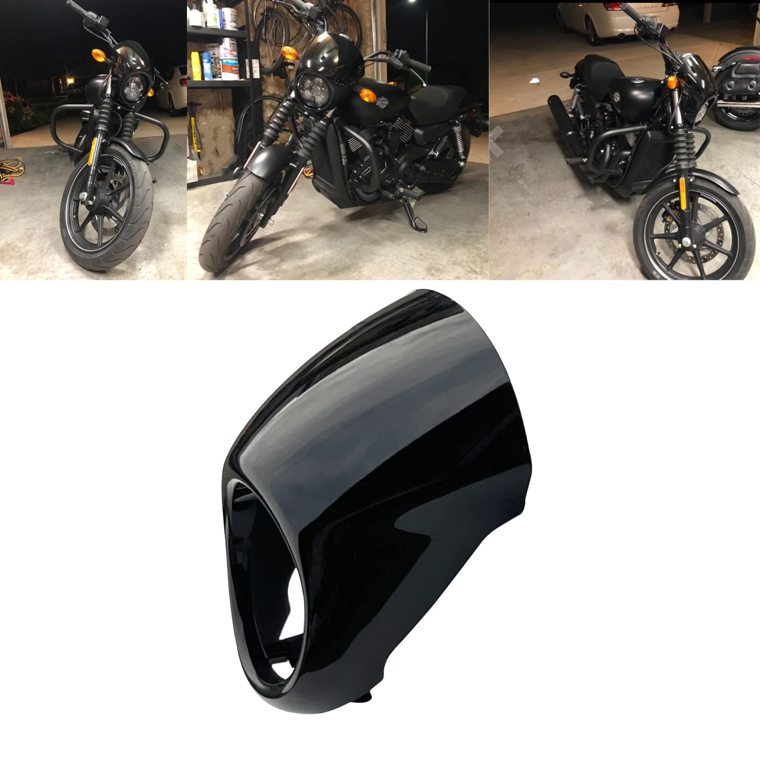 Headlight Headlamp Outer Fairing Mask Cover For Harley Street 500 750 XG500 XG750 2014-2020