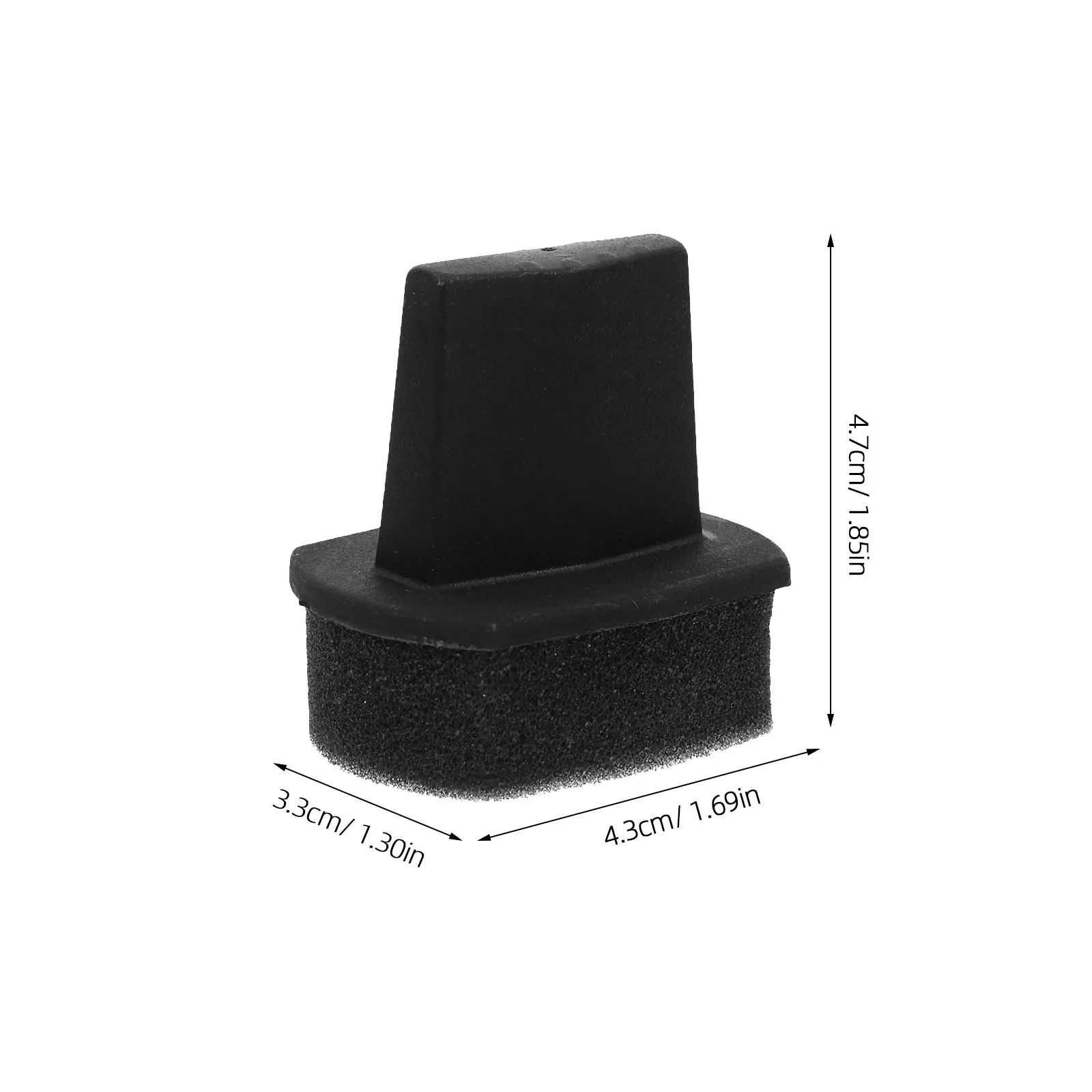 10Pcs Crafts Sponge Applicators Set Easy Clean Sponge Paint Brushes for Car Seat Repair Shoe Polish Jacket Painting Art Home