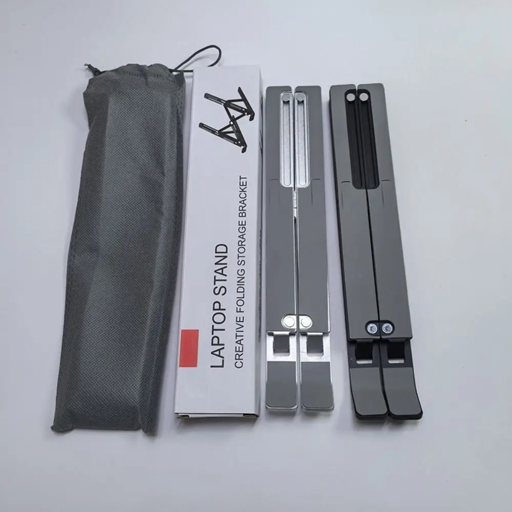 سبائك الألومنيوم حامل الكمبيوتر المحمول حامل رفع عدم الانزلاق قوس تبريد الكمبيوتر المحمول طوي رفع حامل التبريد قاعدة دعم الكمبيوتر المحمول
