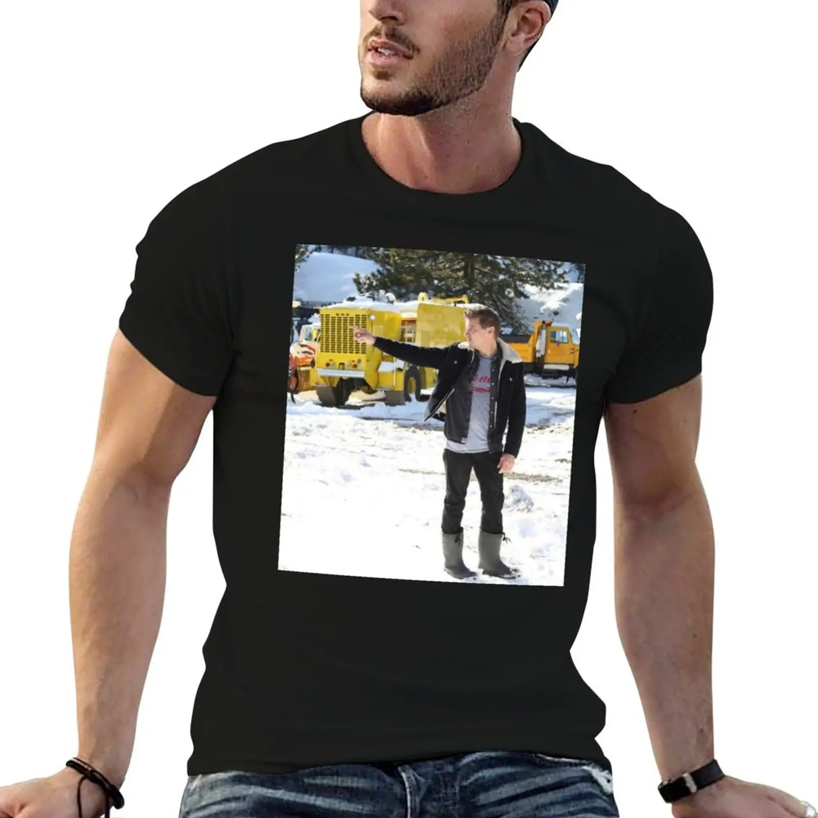 Jeremy Renner T-Shirt Plus Size Street Style Tee
