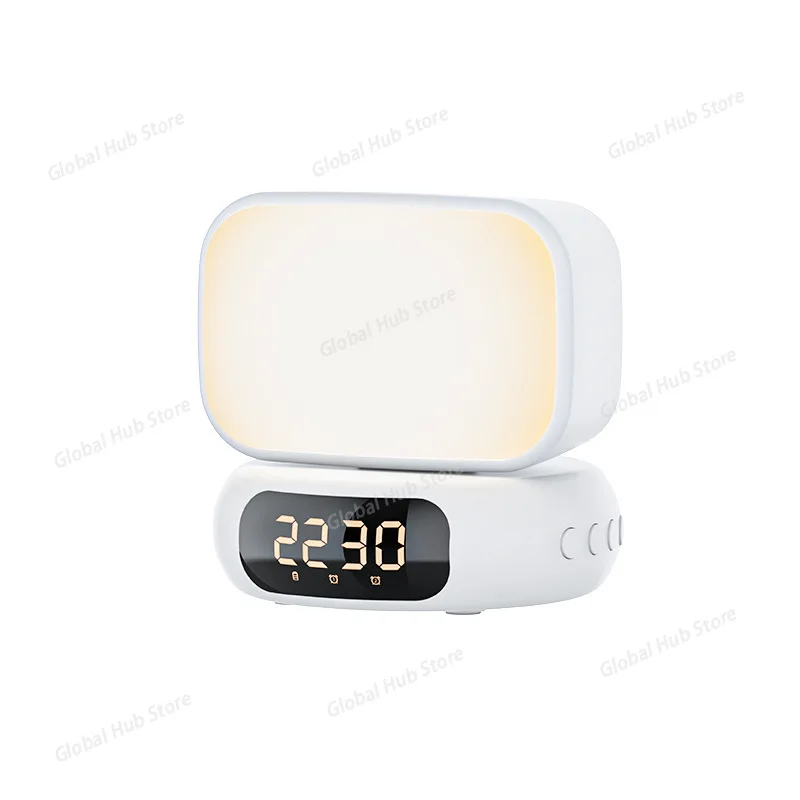 

Atmosphere Night Light Musicsound Night Light Speaker LED Alarm Clock LED Desktop Rotating Clock