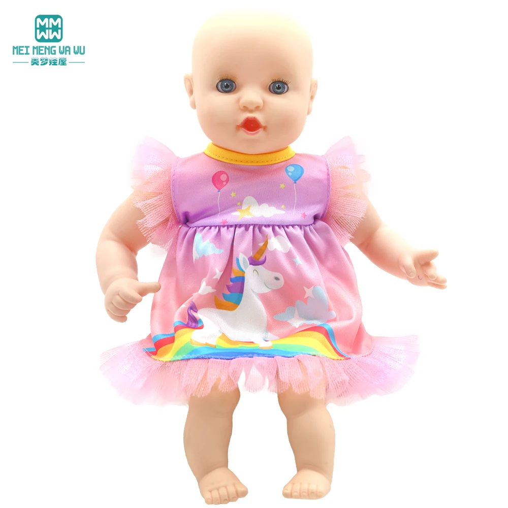 NEW Doll clothes Fashion T-Shirt jumpsuit dress for 12inch 30-40cm BABY ALIVE Nenuco Nancy Doll accessories