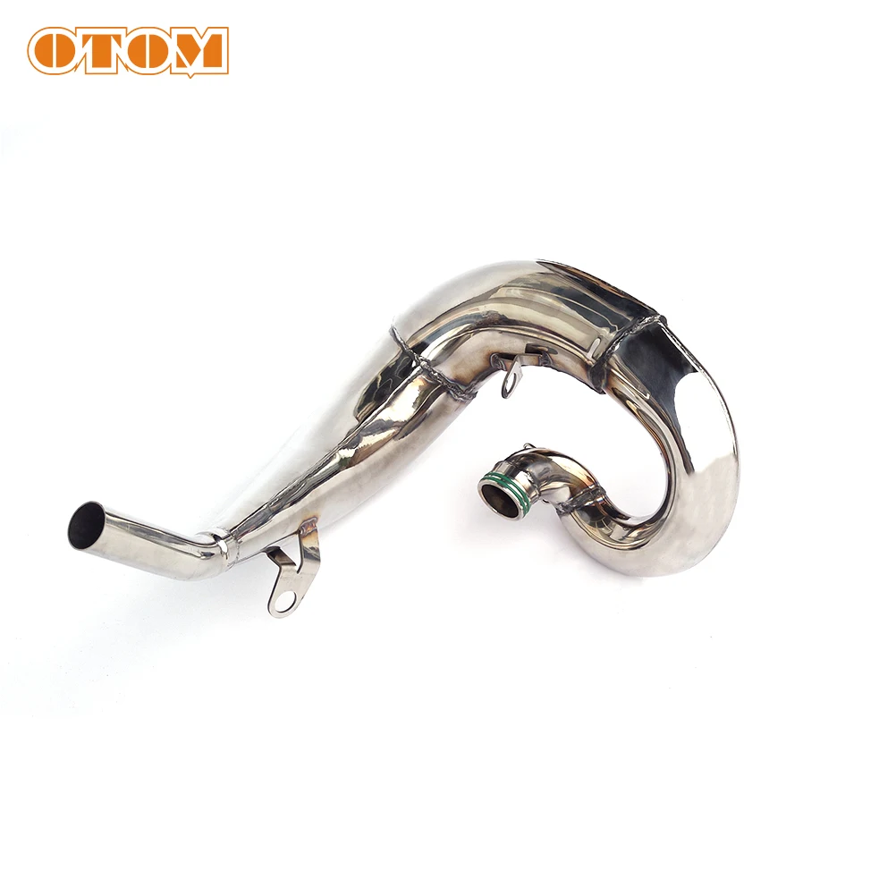 OTOM Motorcycle Exhaust Pipe Muffler Silencer Escape Modified Stainless Steel Front Slip For KTM SX XC HUSQVARNA TC TX 250 300