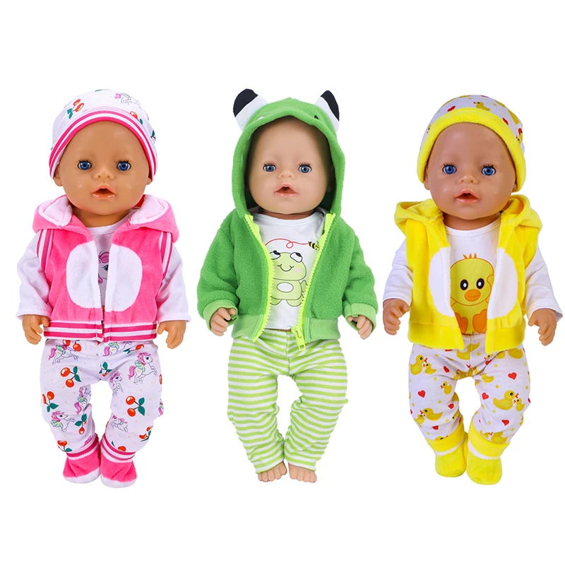 Baby Born Clothes 43 cm Doll Accessories Nenuco Clothing 17inch Doll Outfits New Born Baby Doll Accessories Reborn Dolls Clothes