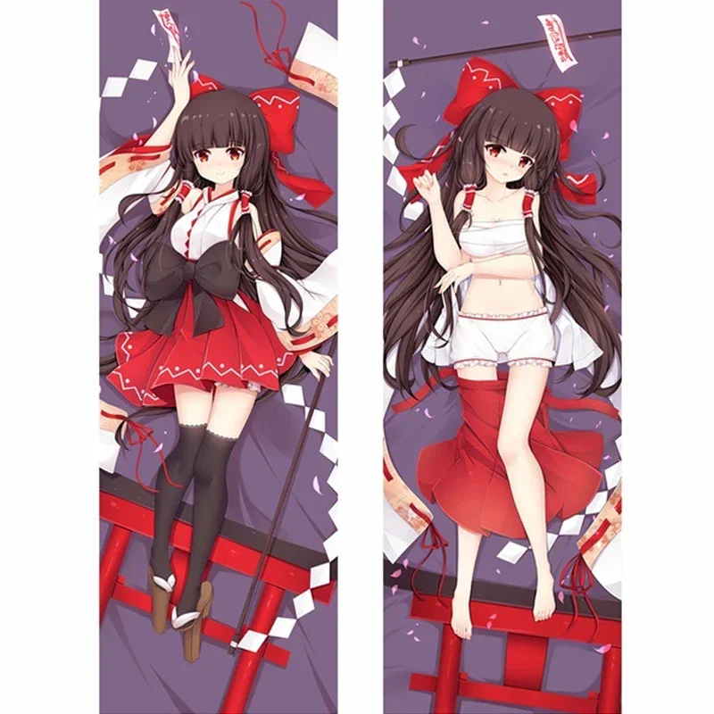 Anime Touhou Project Hakurei Reimu Yakumo Yukari Kirisame Marisa Kochiya Sanae Izayoi Sakuya Dakimakura Pillowcase Body Hugging