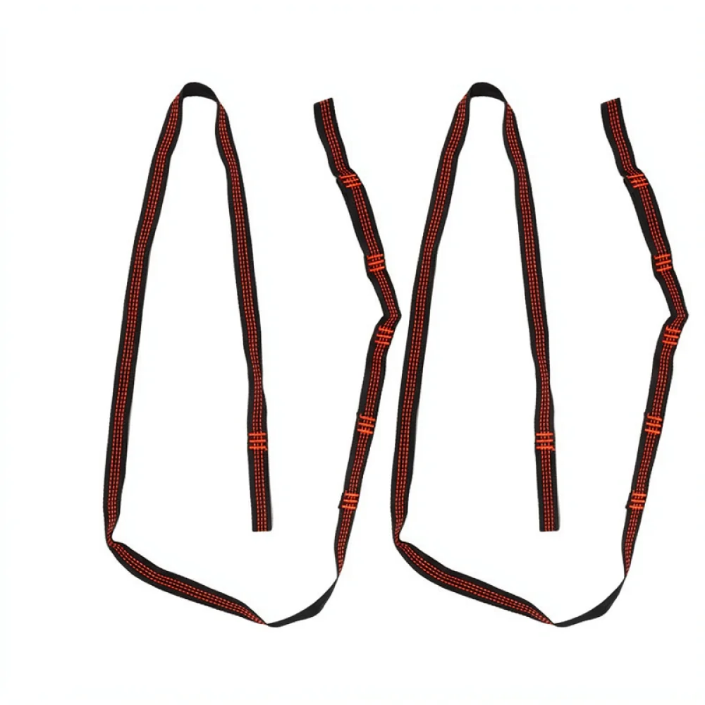 Heavy Duty Hammock Tree Straps Adjustable Nylon Suspension Kit With Loops For Outdoor Camping Hiking Garden Swing Hanging