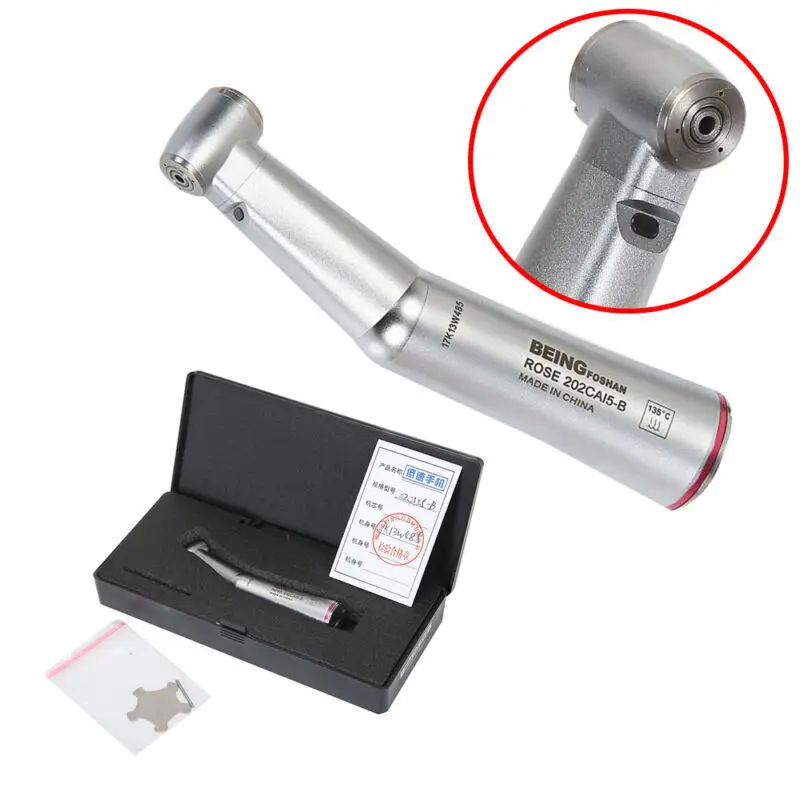 

BEING 1:5 Speed Incerease Contra Angle LED Internal Cooling System 3water Spray with Micromotor Handpiece