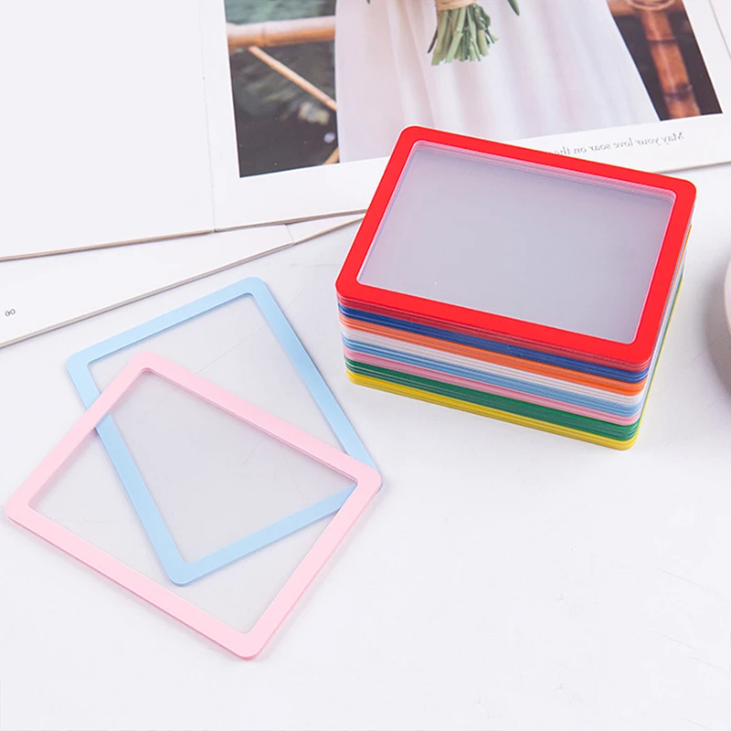 .Hot-5PCS Hard Edged Card Sleeve Protective Shell Plastic Material Card Sleeve Anti Fall Protective Shell Providing Protection