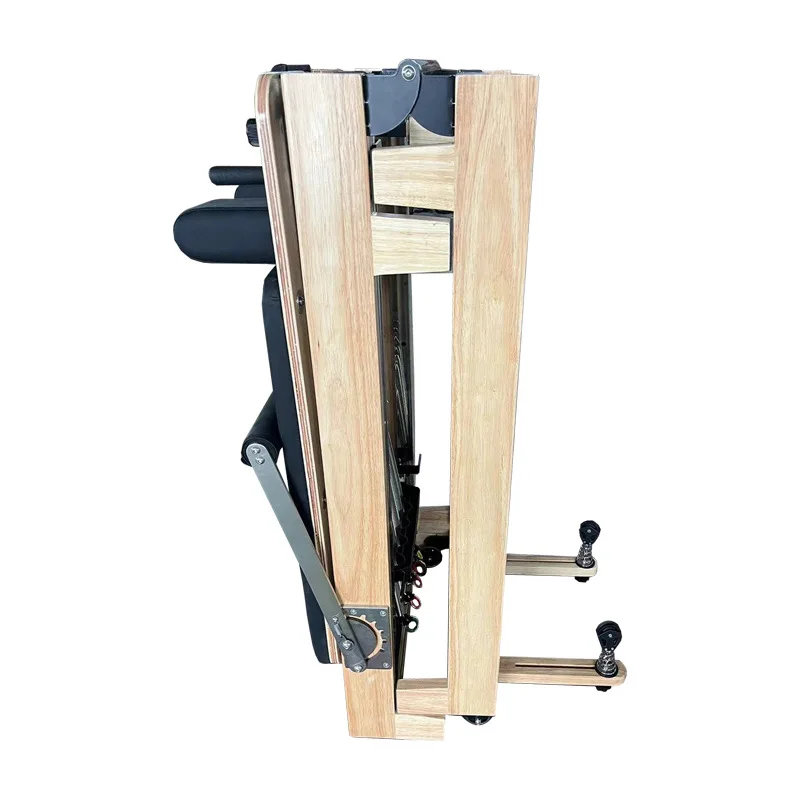 Oak Pilates Reformer Foldable Pilates Core Training Bed Customizable Aluminum Alloy Maple Pilates Bed