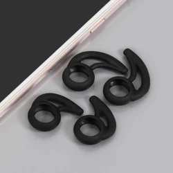 2 Pairs Universal Silicone Ear Tips Earpads Cushions Earphone Headphones EarTips with Earhook Earbuds Ear Pad