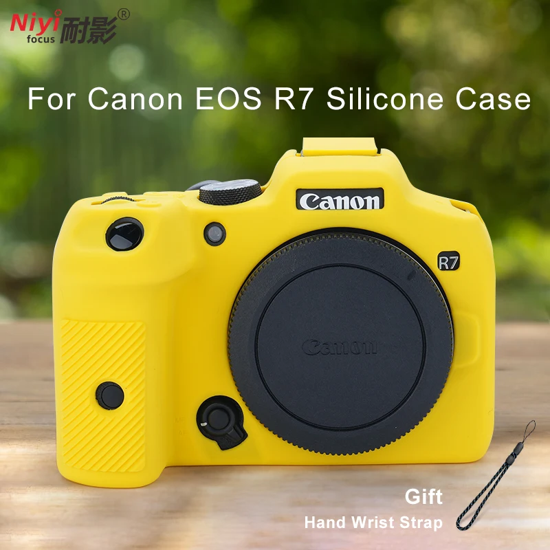 NEW High Quality Antiskid Silicone Skin Case Protective Cover Mirrorless Camera Bag For Canon EOS R7 Protect Shell