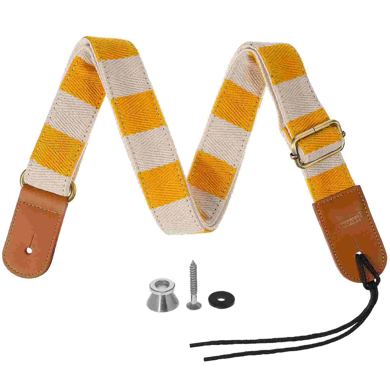 

Ukulele Orange Plaid Pin Style Accessories for Women Straps Replacement Shoulder Aldult Guitar