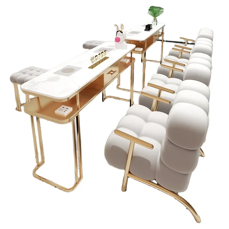 Beauty salon furniture nail bar desk manicure table