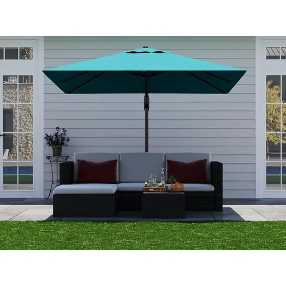 

10' X 10' Large Cantilever Patio Umbrella, Heavy Duty Aluminum Cantilever Offset Outdoor Umbrella w/360-Degree Rotation